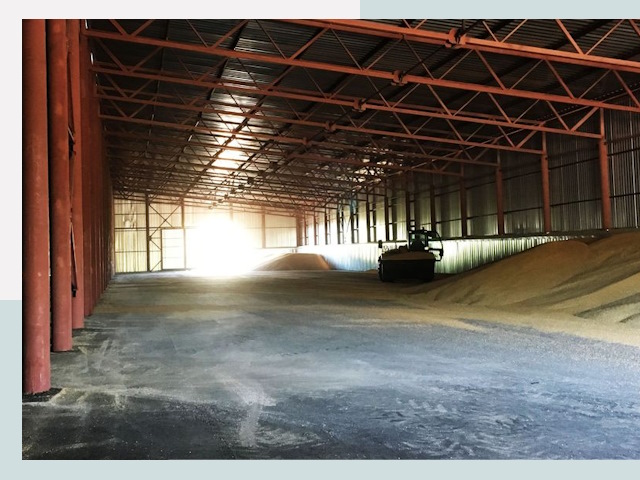 Строительство зернохранилищ в Муре