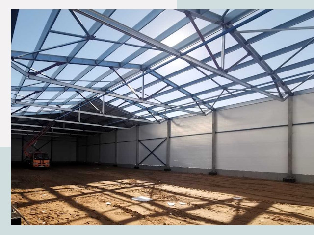 Строительство сенохранилищ в Муре