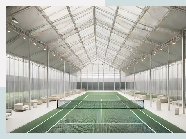 Строительство теннисных кортов в Муре