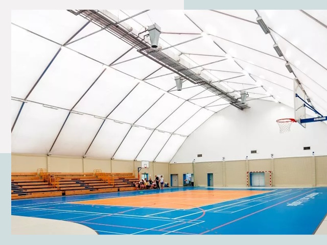 Строительство спортивных залов в Муре