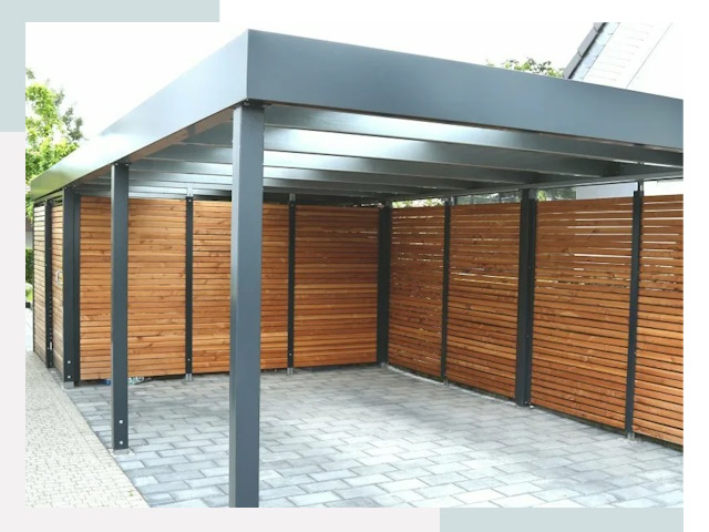 Навесы для парковки в Муре