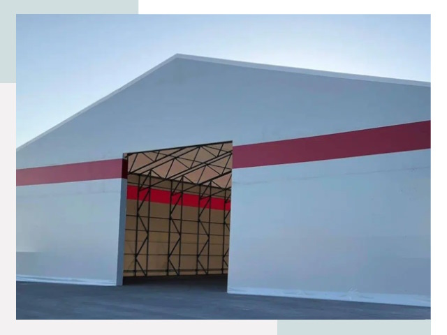 Быстровозводимые ангары в Муре