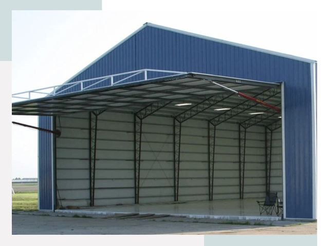 Прямо стенные ангары в Муре