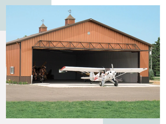 Ангары для самолетов в Муре