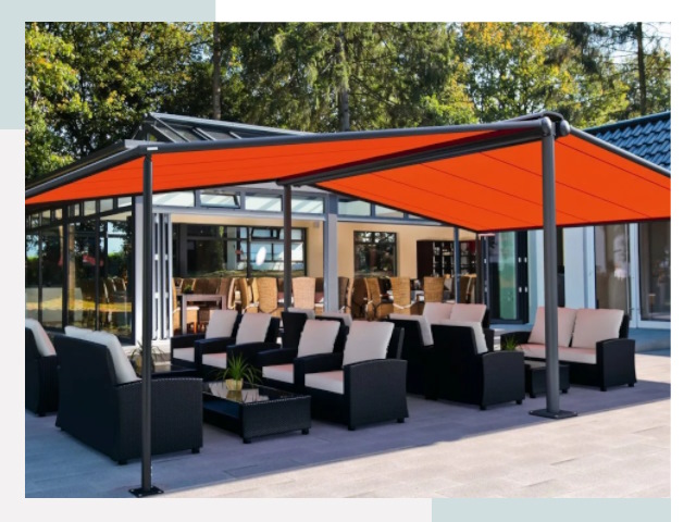 Навесы для кафе и ресторанов в Муре