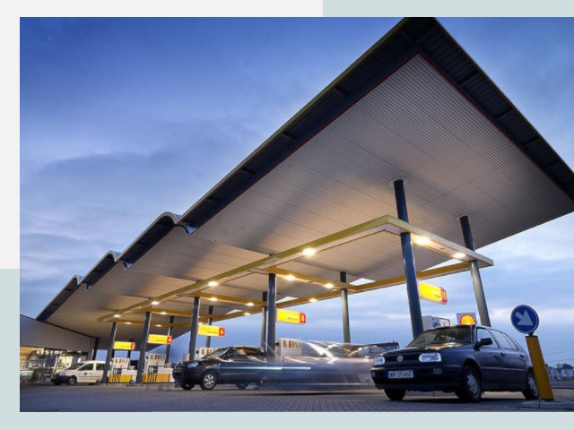 Навесы для АЗС в Муром от 613 руб. - Защита и комфорт