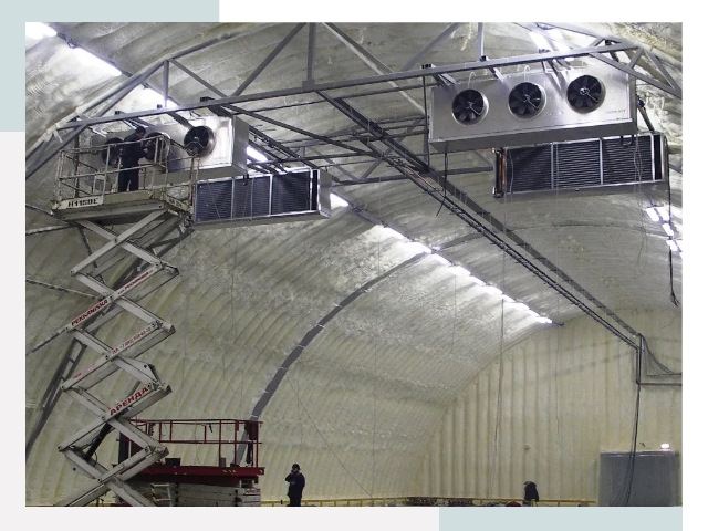 Оснащение ангаров в Муре