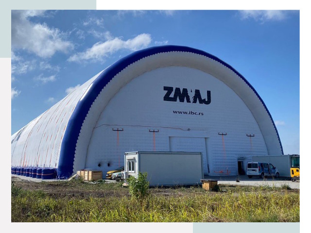 Брендирование ангаров в Муре