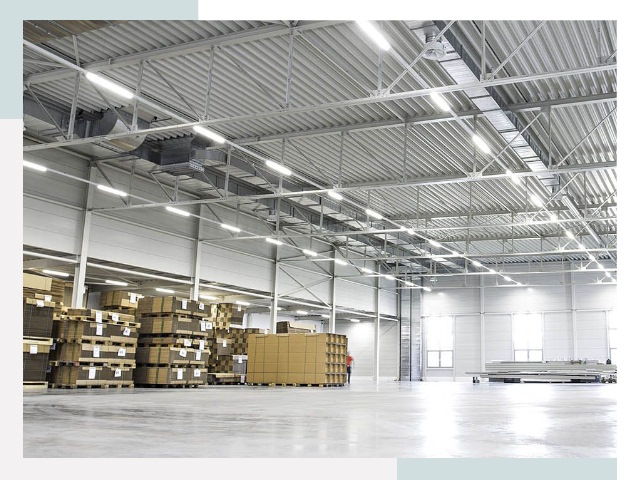 Освещение ангаров в Муре