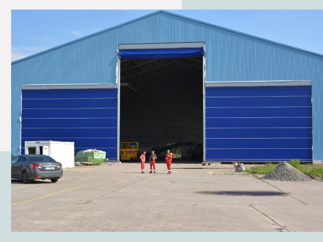 Ангарные ворота в Муром от СтальСтрой-Мум по цене 613 руб.