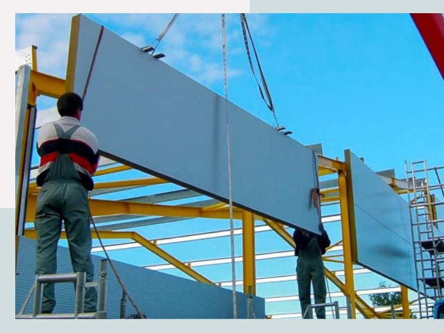 Монтаж сэндвич-панелей в Муре от 613 руб.