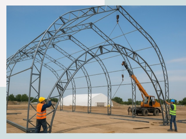 Монтаж ангаров в Муре от 613 руб. - Надежно и быстро