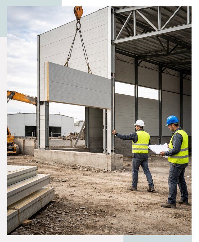 Склад из сэндвич панелей под ключ в Муре от 9700 р. | СтальСтрой-Мум