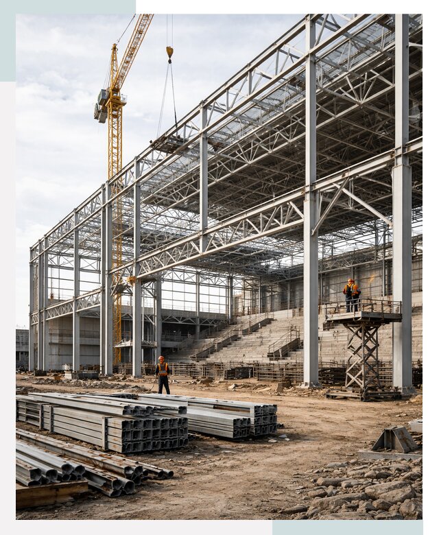 Строительство спортивных комплексов в Муре от 30630 р. | СтальСтрой-Мум