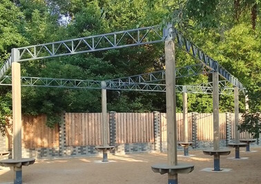 Терраса из металлоконструкций под ключ, проектирование, изготовление и монтаж от СтальСтрой-Мум